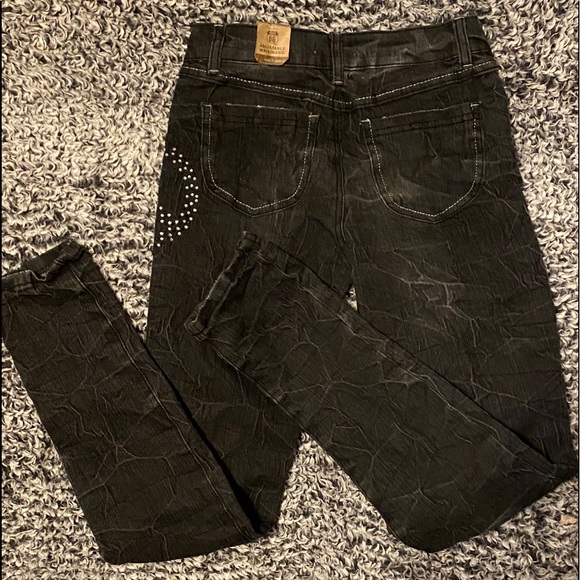 Route 66 distressed jeans rhinestones - Picture 7 of 10